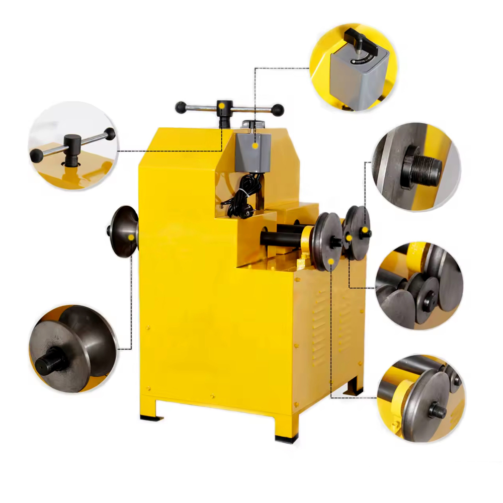 Electric Steel tube pipe Rolling Machines 16 mm-76mm with all dies round and square. - Image 3