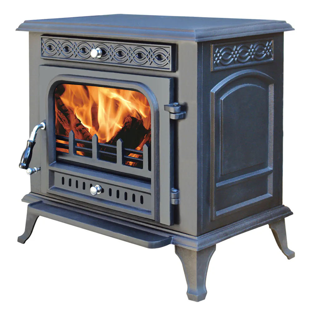 13 Kwatt Cast iron wood burning fireplace SOL031 with glass for living room_result