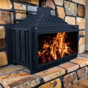 fireplace SOL326 Double glass