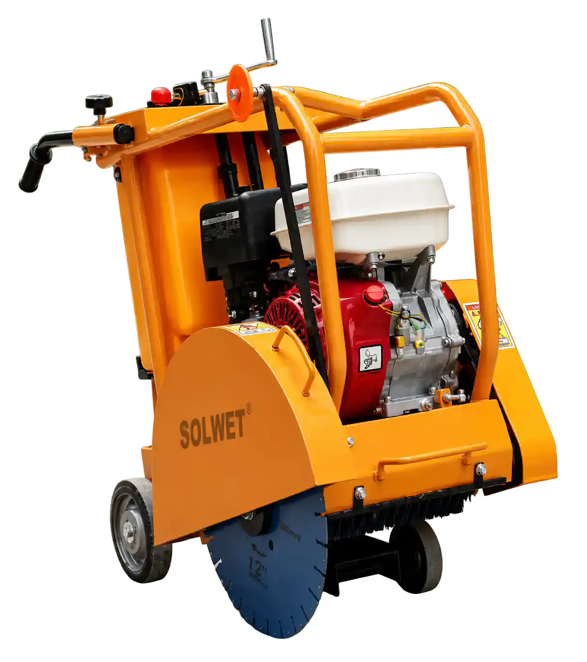 Concrete road cutter CC RCC Honda engine GX390 with 500mm blade road cutting depth 6 inch