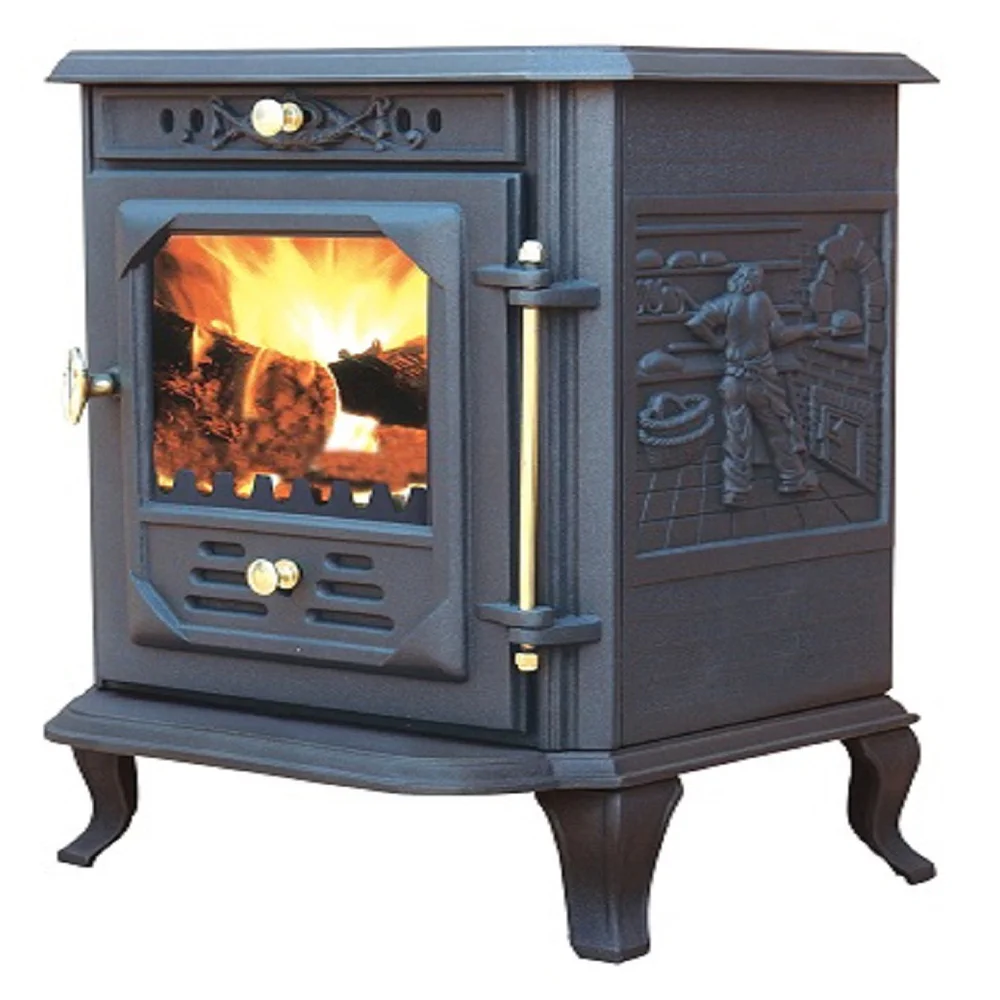 Cast Iron fireplace Stove 8Kw SOL001 for space heating_result