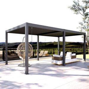 Aluminium Louvered Pergola Motorized (13 x 26 x 9 feet )