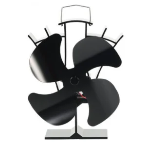 Small Size Heat Powered Fireplace Stove Fan_result