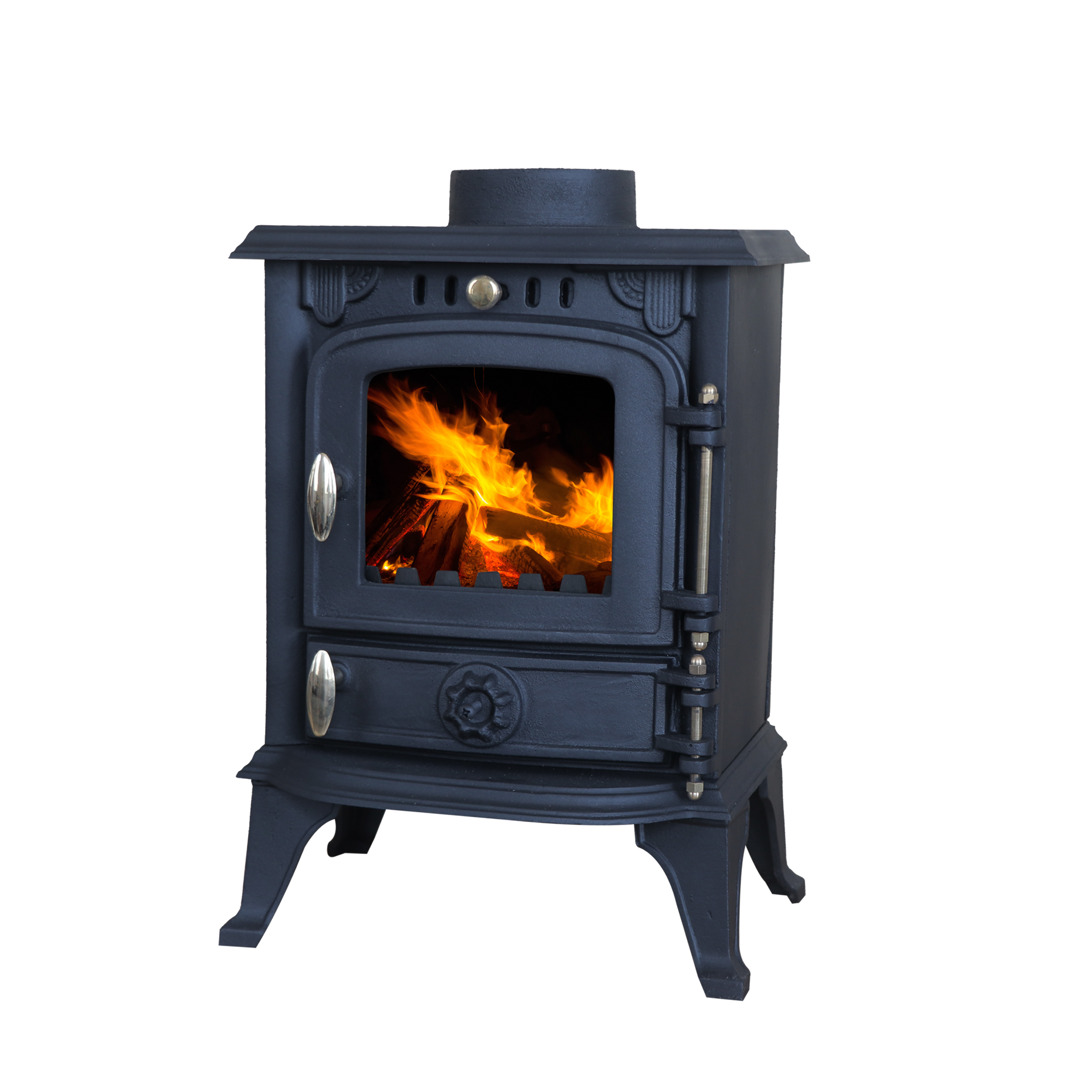 Cast Iron Wood Fireplace SOL013S 4.5Kw - Image 4