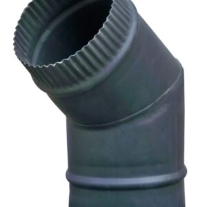 fireplace pipe bend elbow 125mm 135 degree
