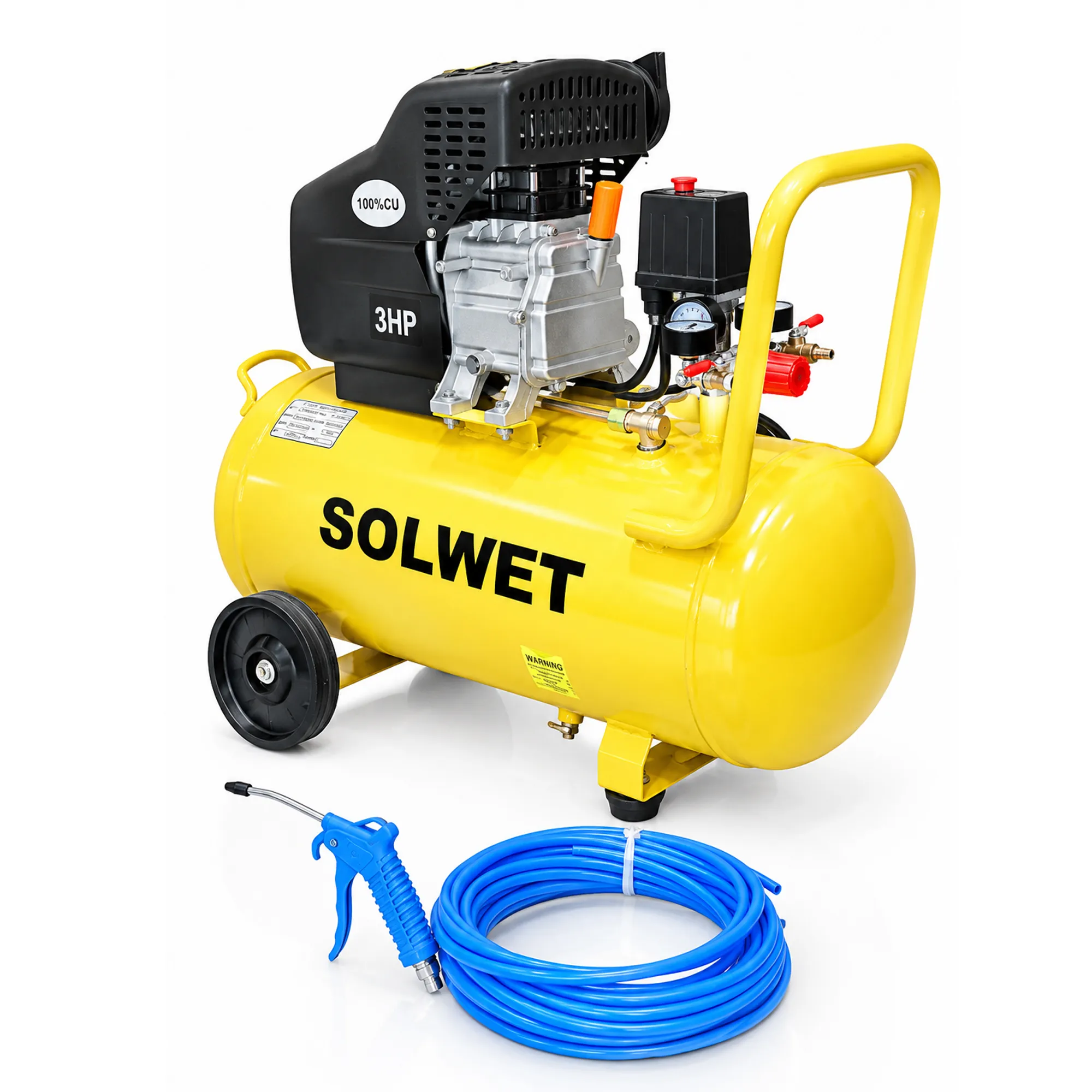 Small Air Compressor with 15 meter pipe for painting