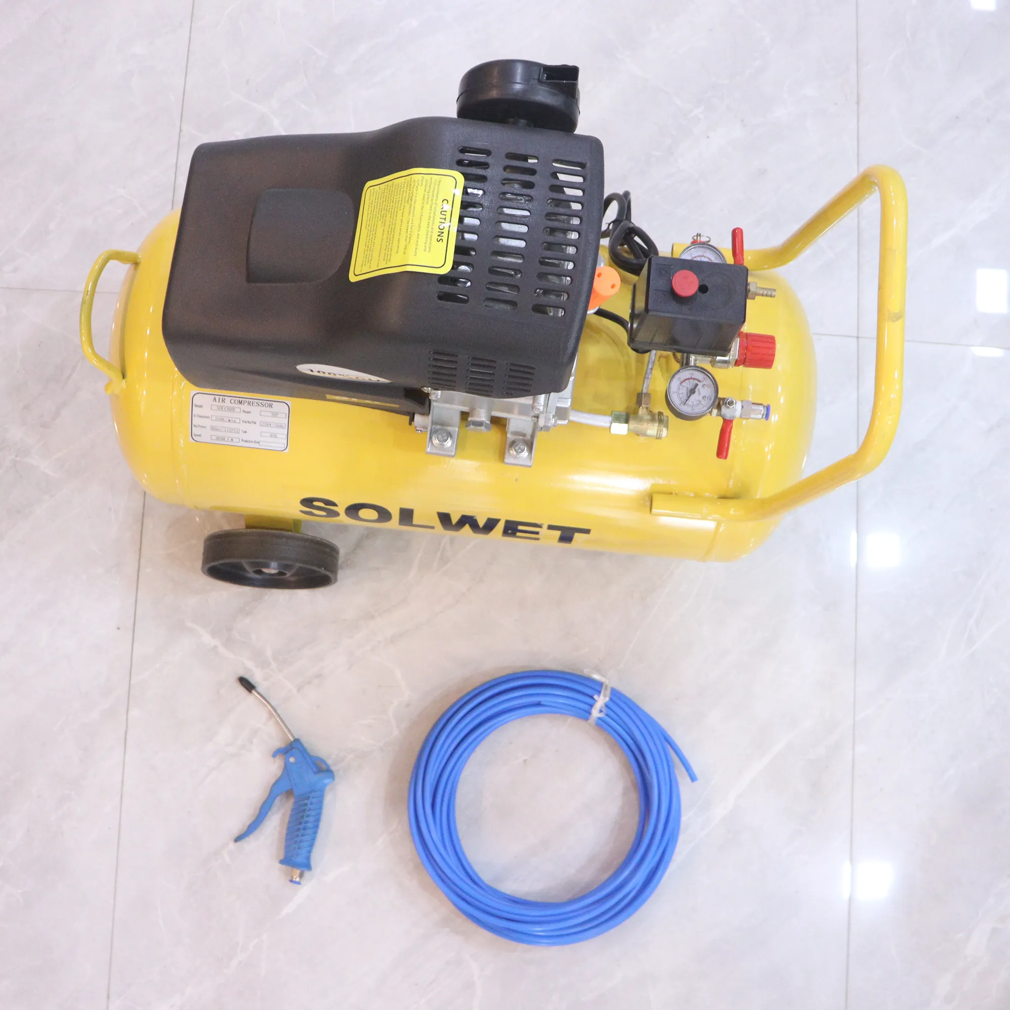 Air Compressor 3 HP Motor with 10 meter pipe & Air Blow Gun - Image 3