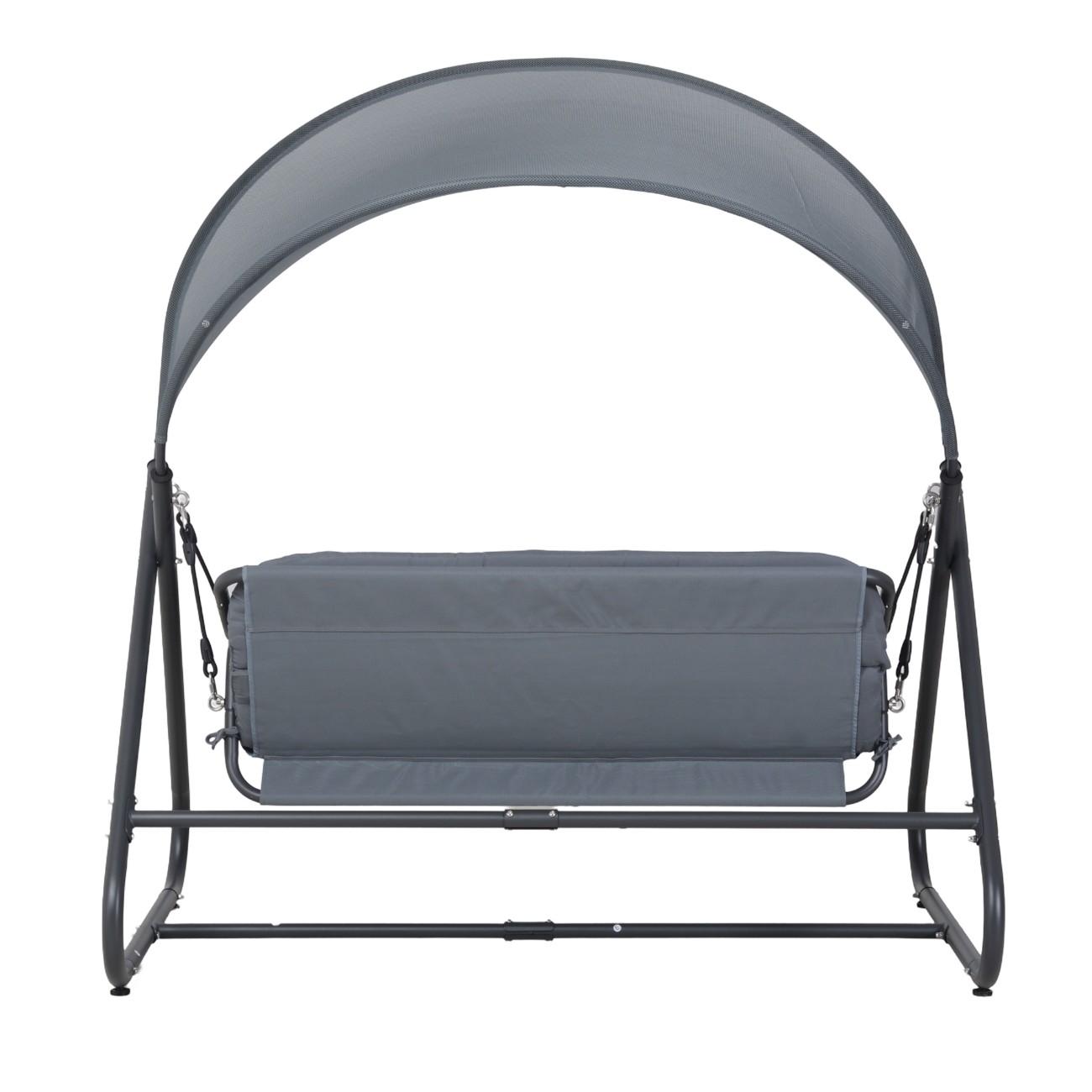 Steel Double Seater Swing with Canopy - Image 7