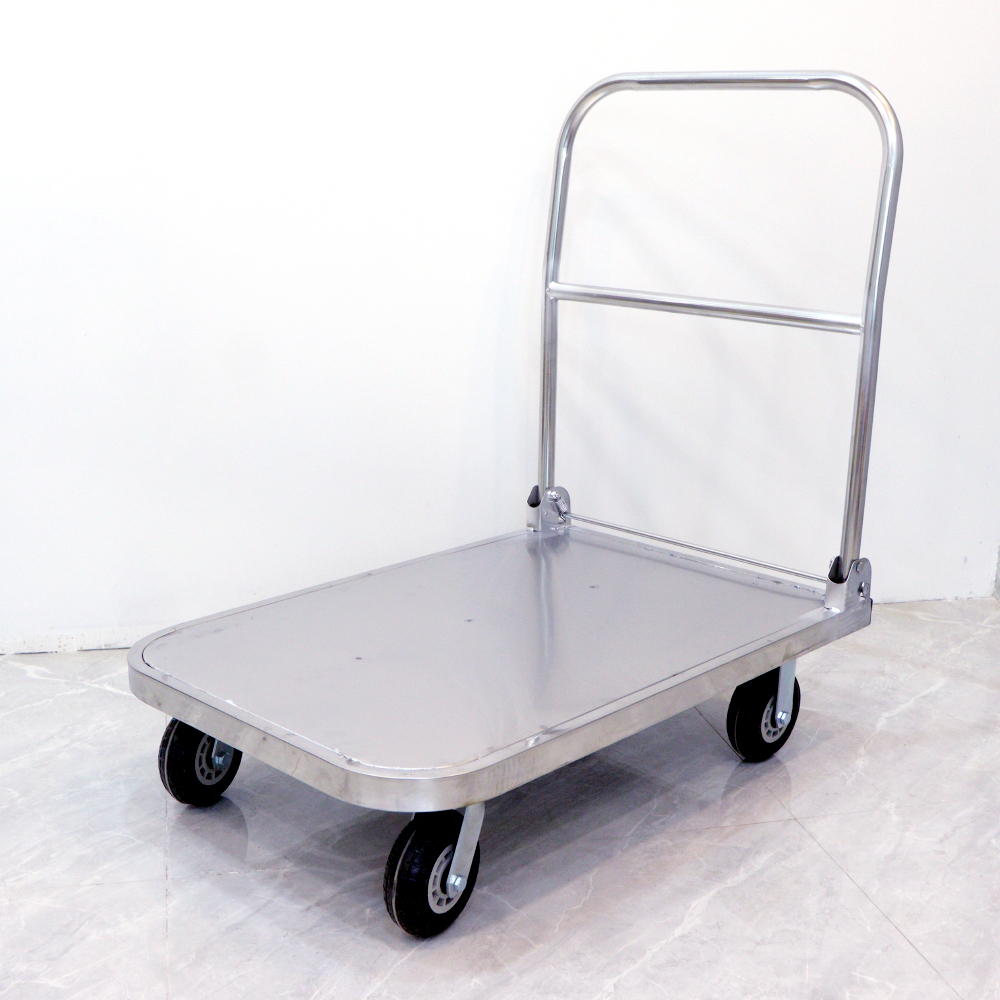 Stainless Steel Platform trolley 300kg Heavy Duty - Image 6