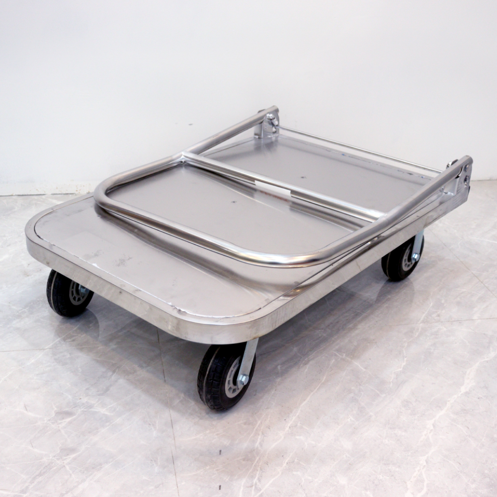 Stainless Steel Platform trolley 300kg Heavy Duty - Image 2