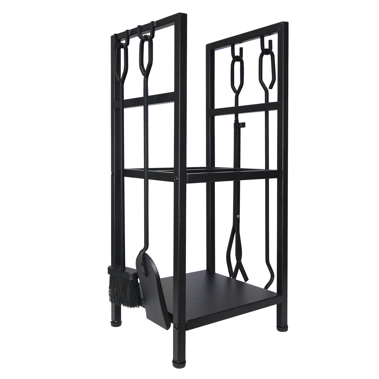 Firewood Log Rack Storage with Tool Set - Image 2