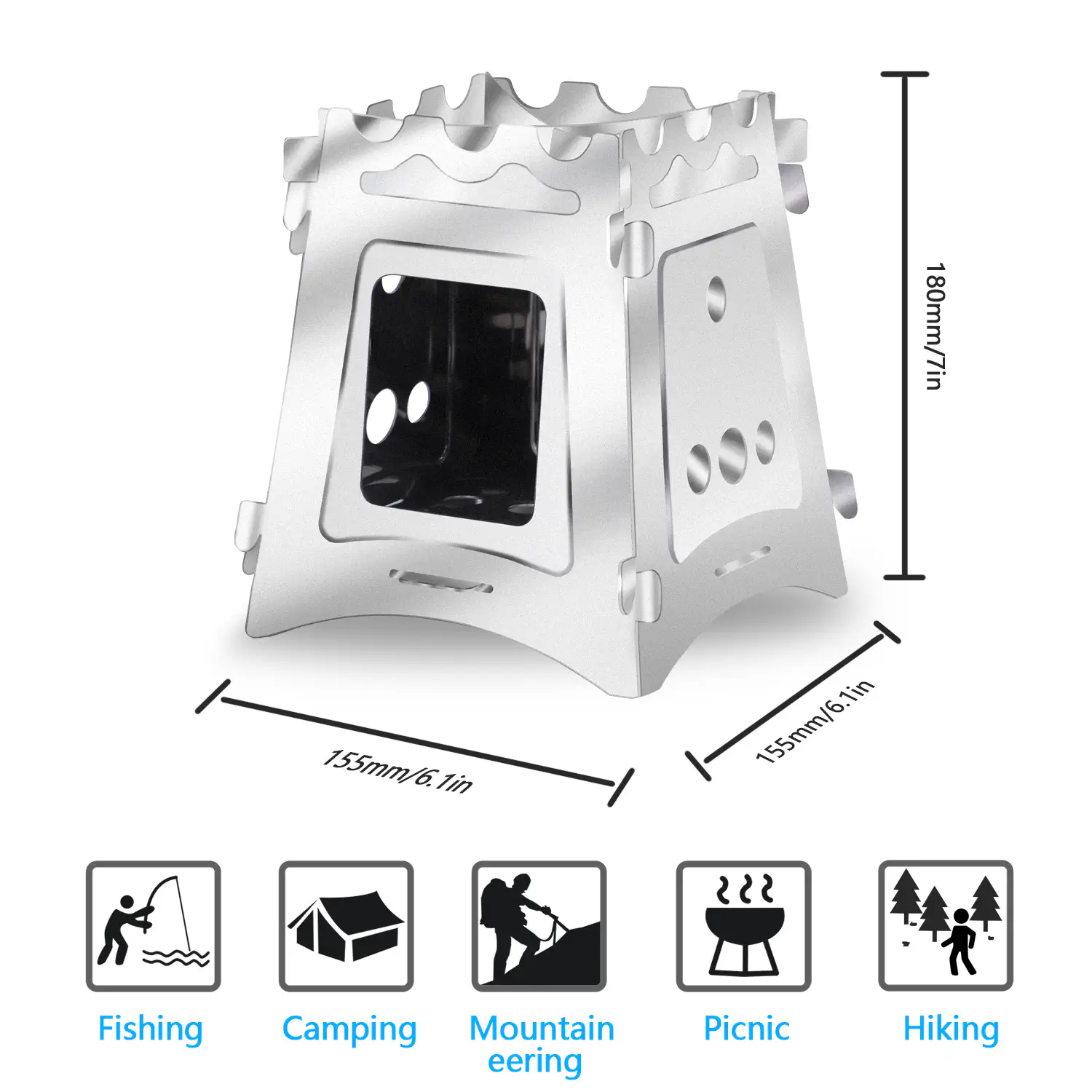 Outdoor Small Size Portable Outdoor Camping Stove - Image 4