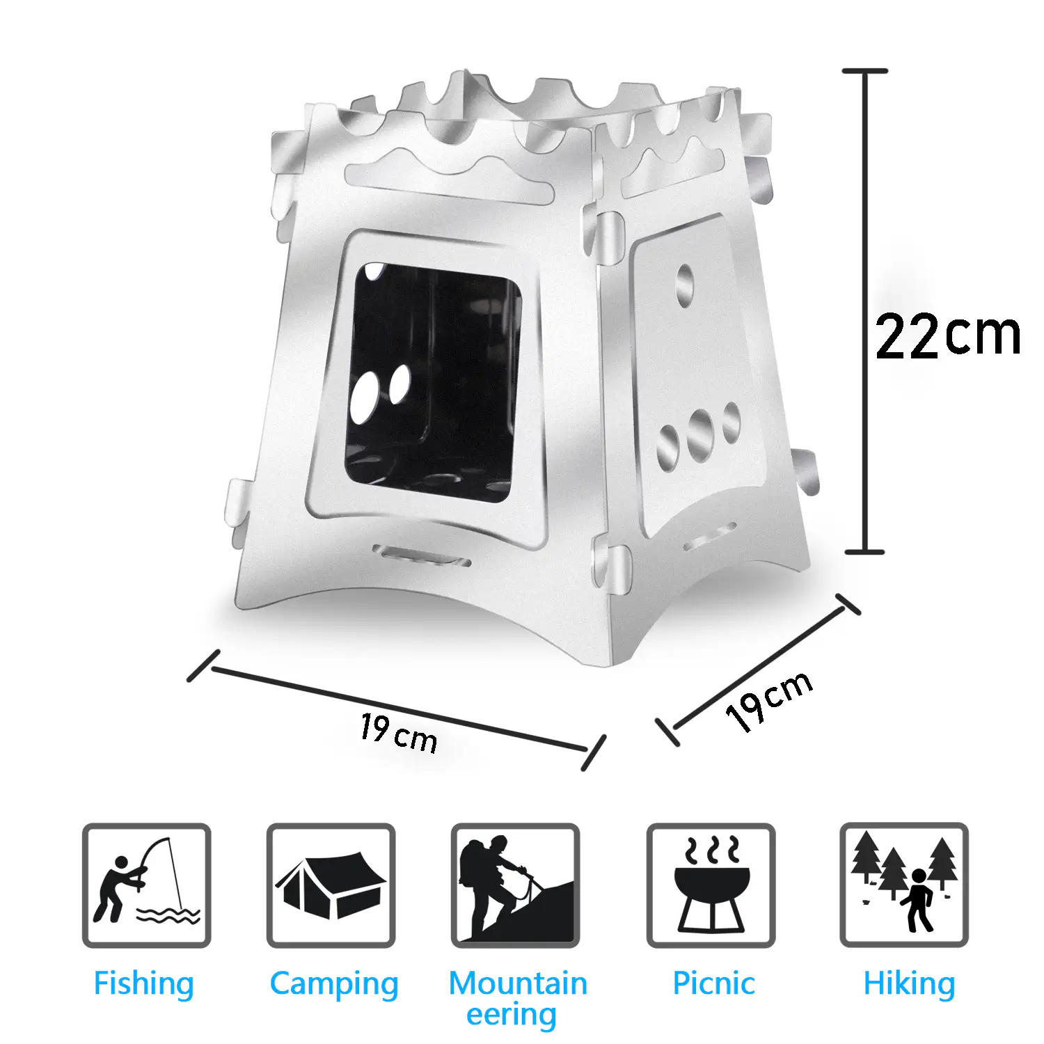 Outdoor Small Size Portable Outdoor Camping Stove - Image 2
