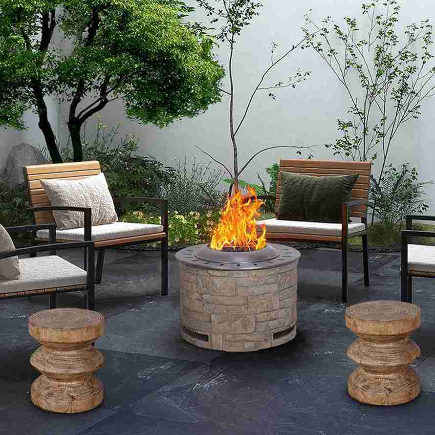 Outdoor Stackstone Brown Smokeless Fire Pit - Image 2