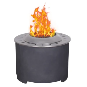Outdoor Wood Burning Smokeless Fire Pit (Dark (3)