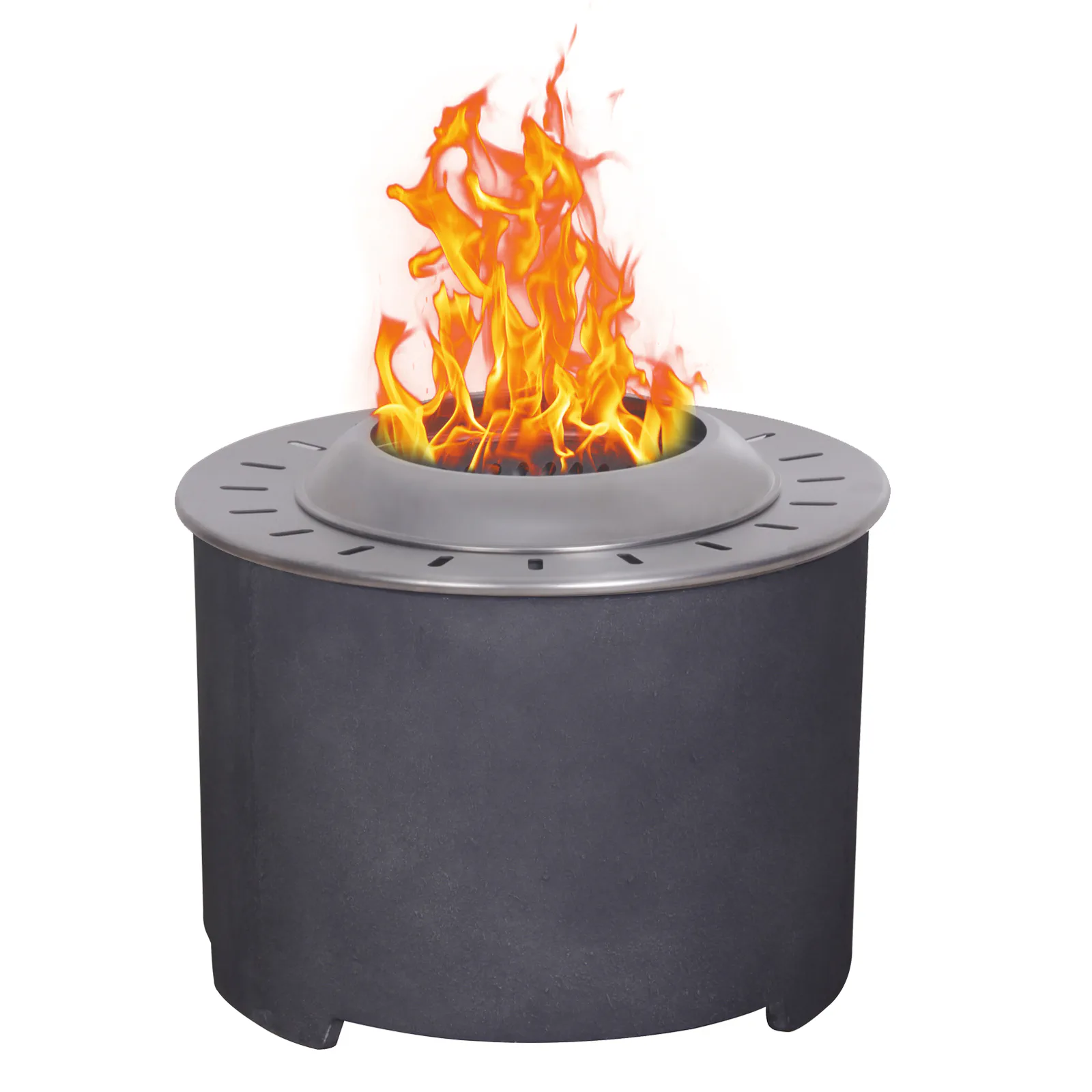 Outdoor Wood Burning Smokeless Fire Pit (Dark (3)