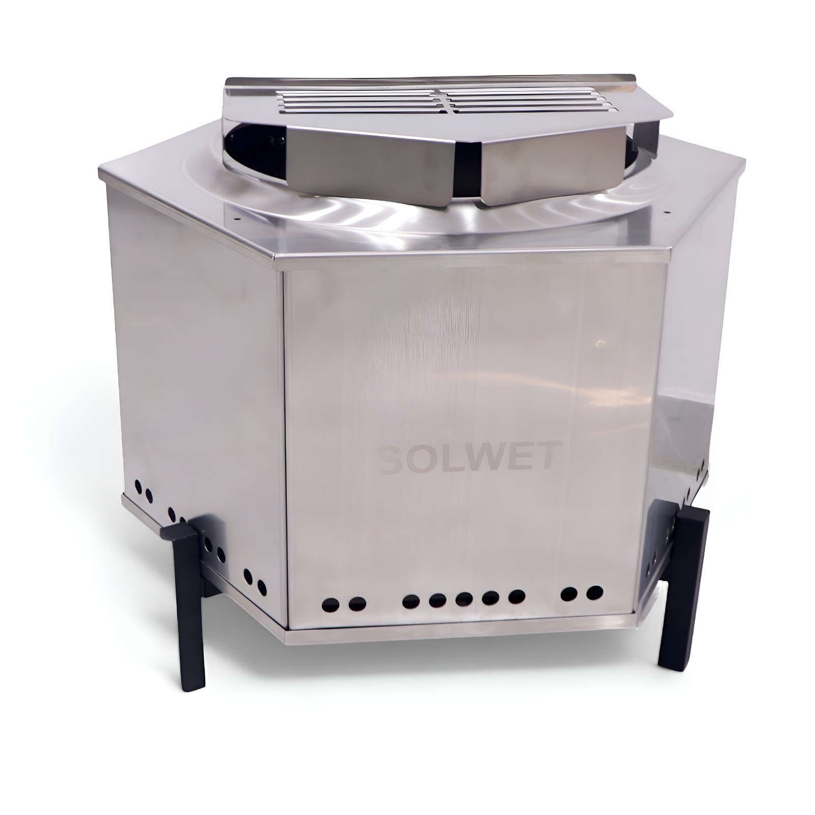 Outdoor Smokeless Fire Pit With BBQ Grill (19")