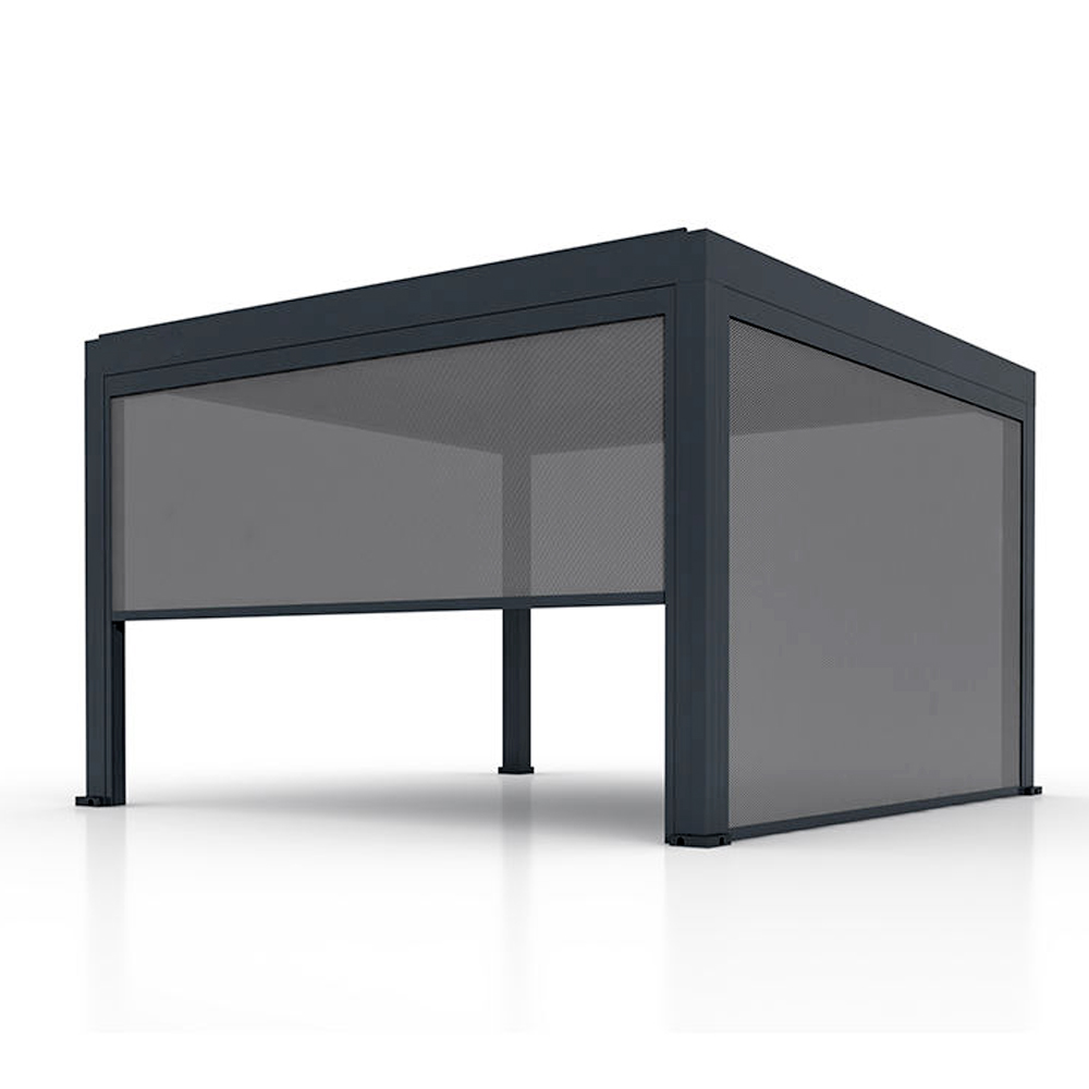 solwet motorized louver pergolaa & zip screen