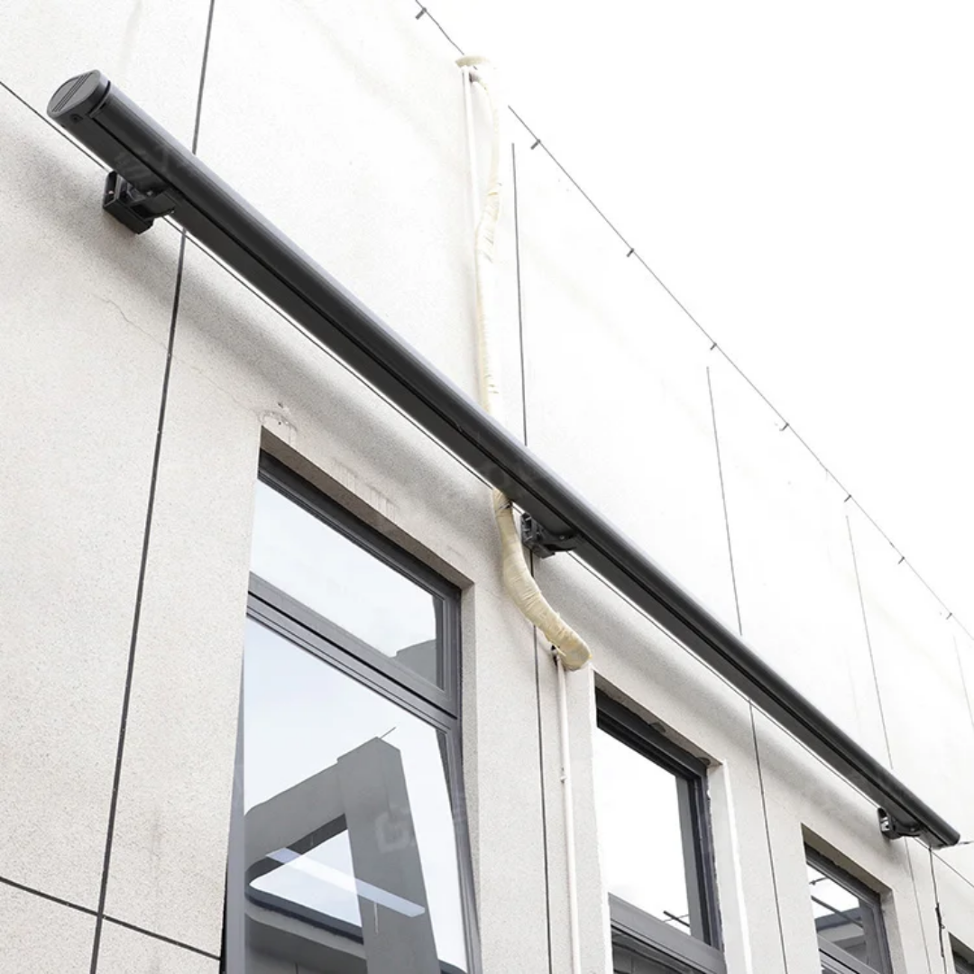 Wind-Resistant Retractable Awning for Patio,Balcony and Garden (2.5 x 2m)