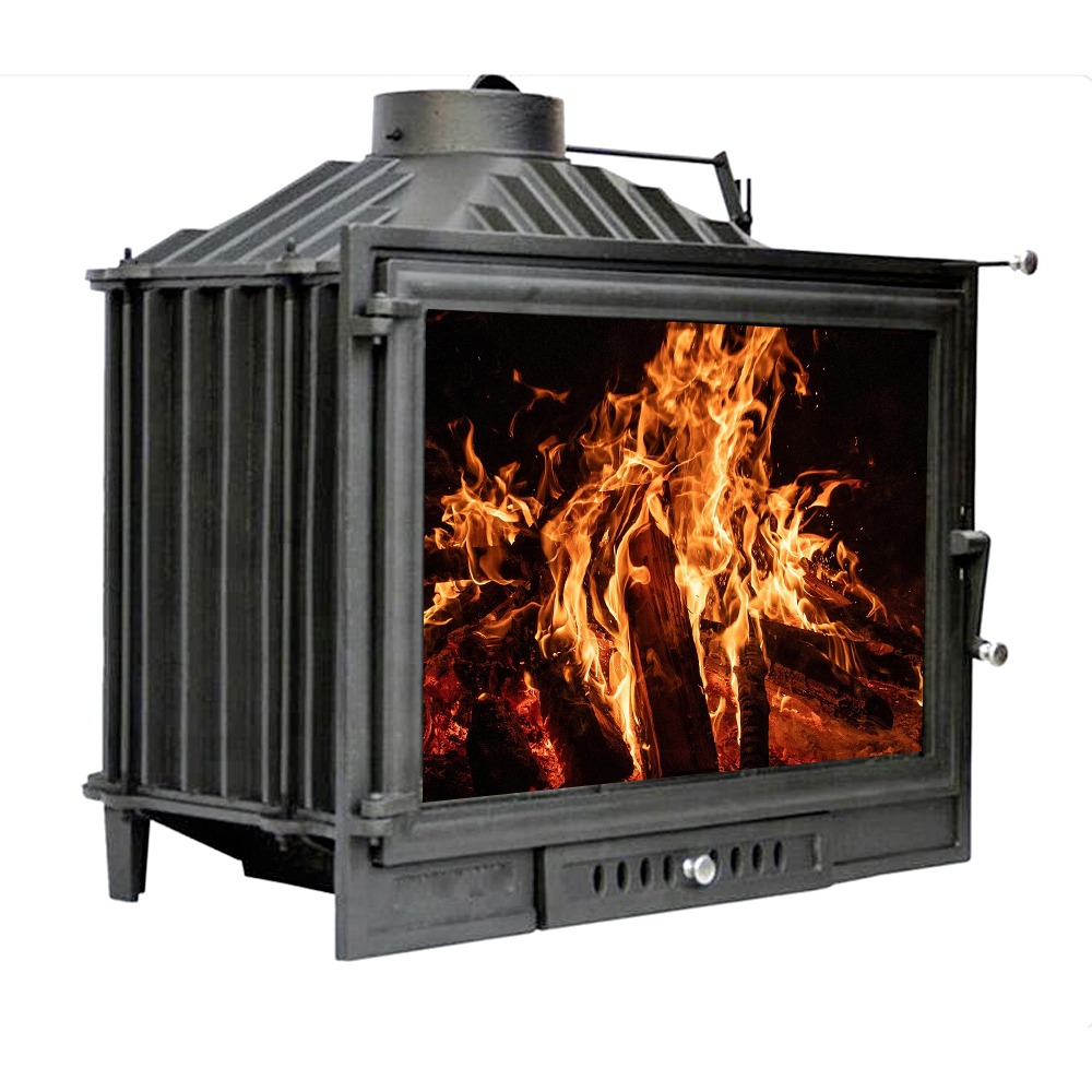 Wood burning cast iron fireplace SOL327 - Image 2