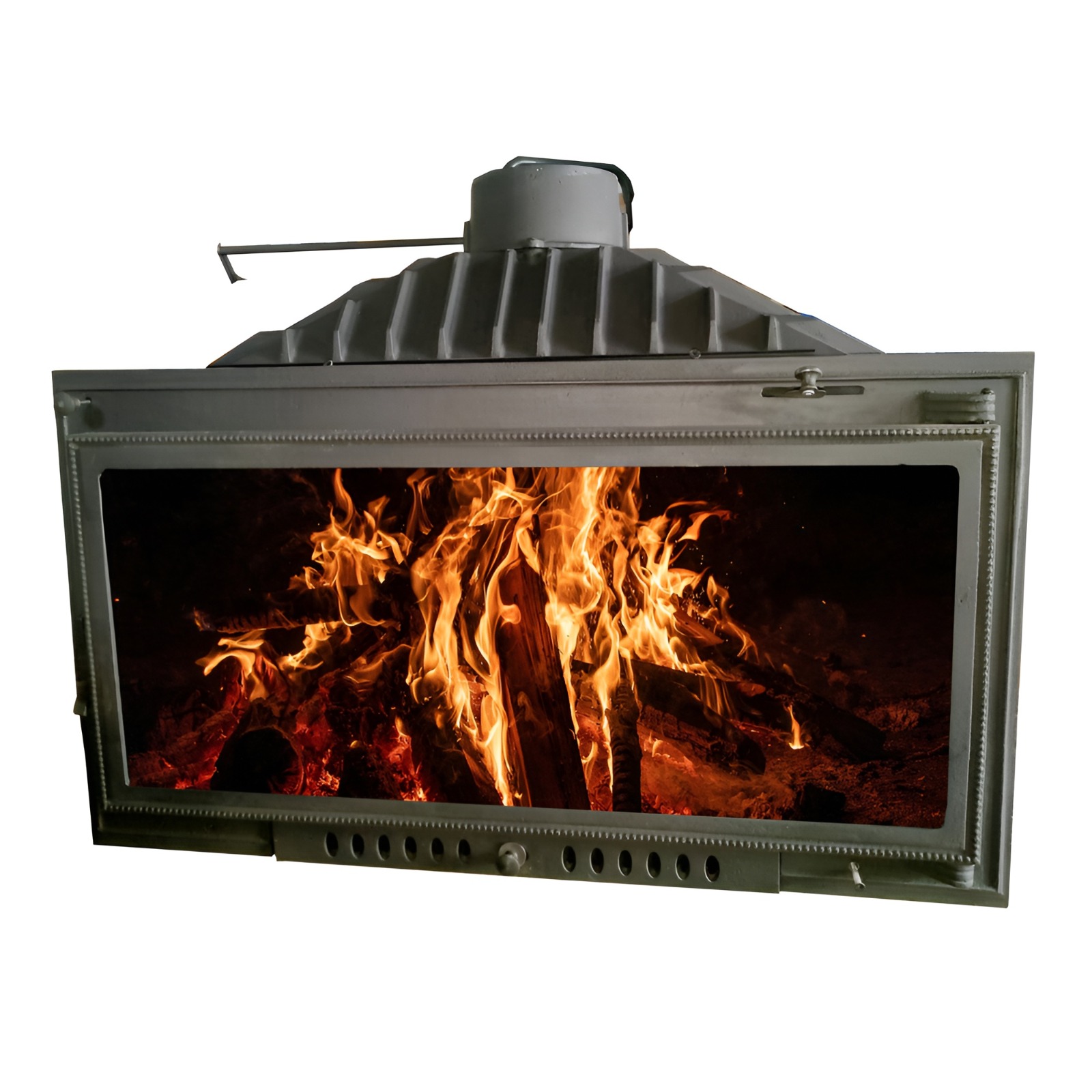 Wood burning fireplace SOL326 Single glass