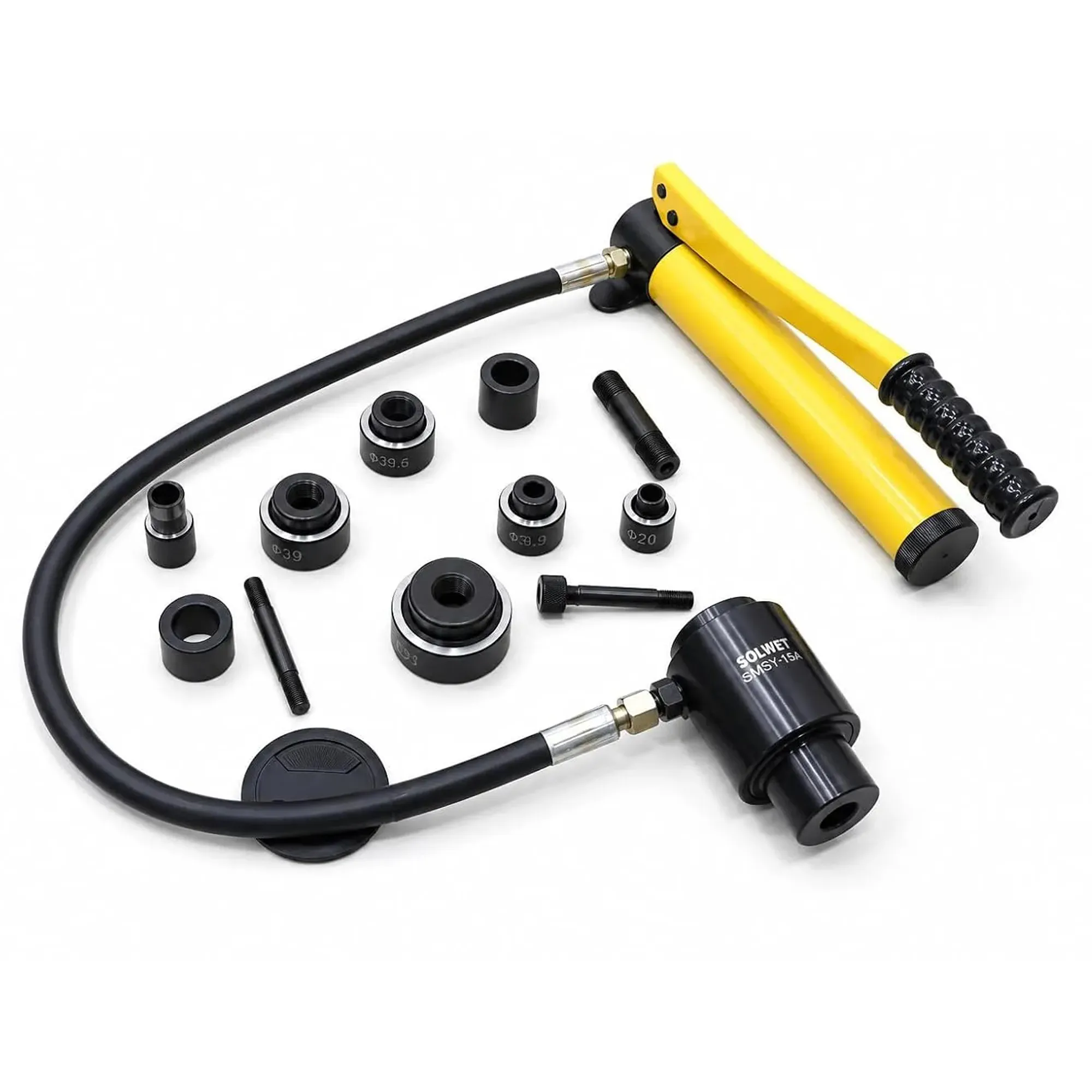 Hydraulic Punch Kit 16mm-51mm Hole,3.5mm Thick (SMSYK-8A)