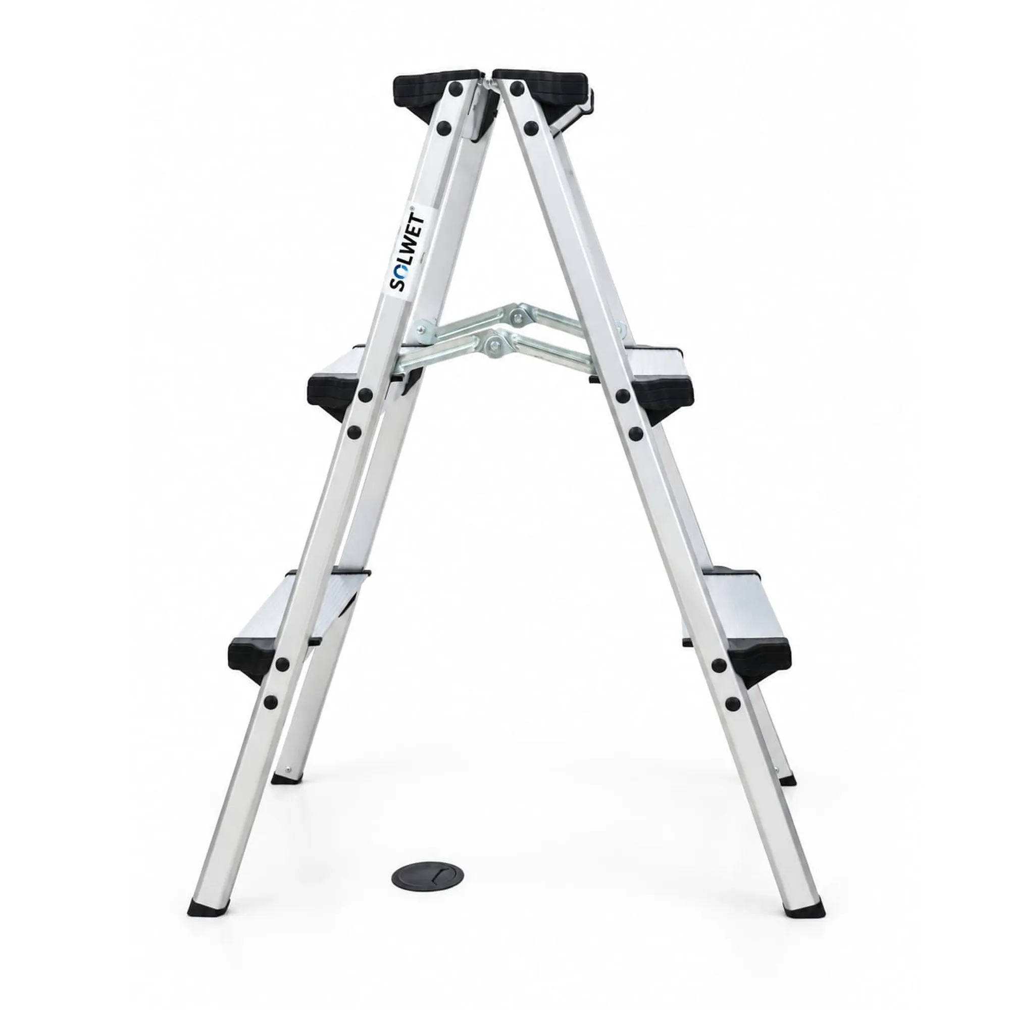 Double-Sided Household Ladder 3 Steps SOLH503 - Image 5