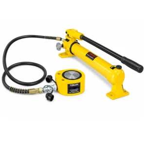 Multi stage low height hydraulic cylinder 10Ton with Hydraulic Pump
