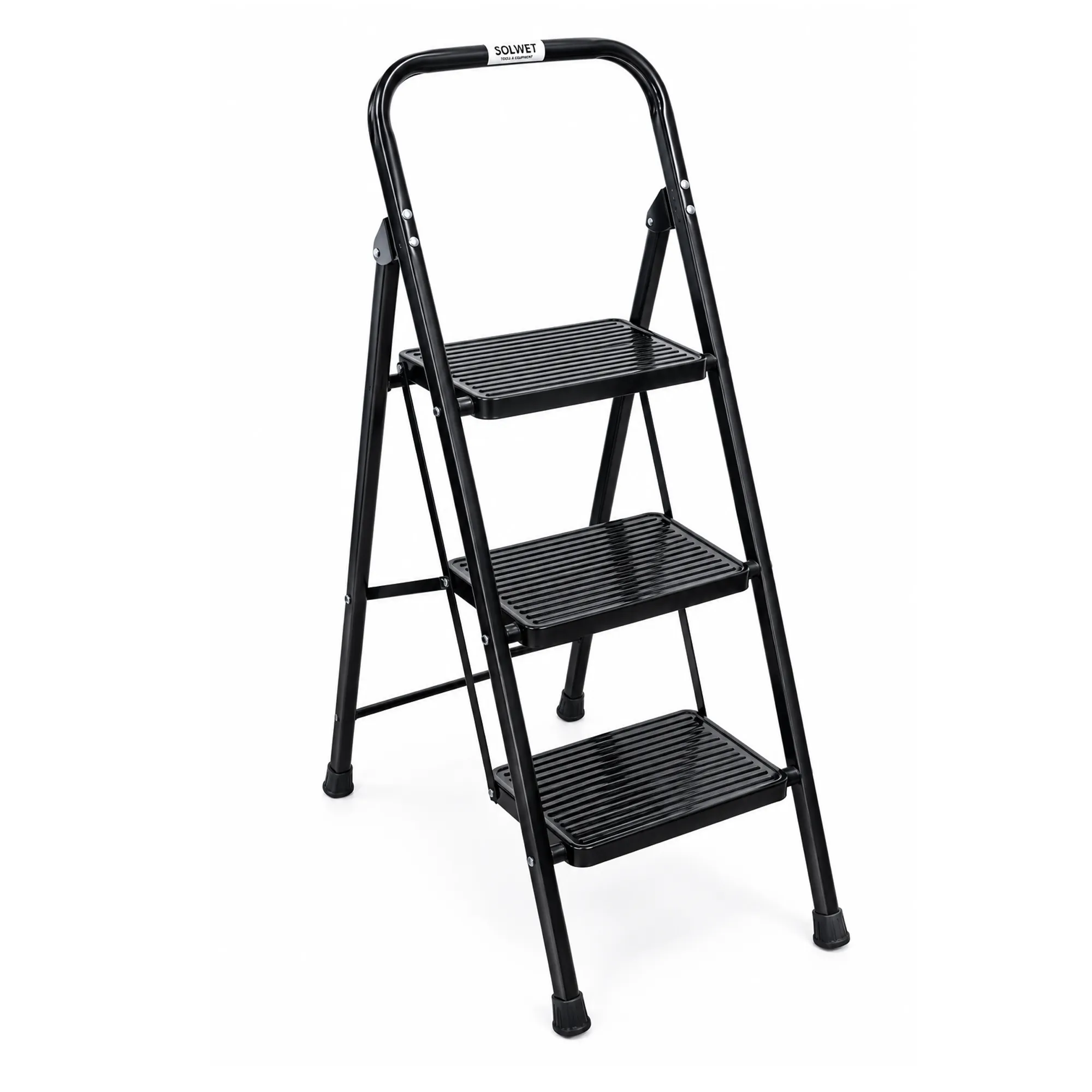 Steel Ladder 3 Steps SOLS603 for Home & Maintenance