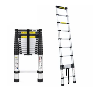 SOLWET SOLT212B 3.8m telescopic extendable ladder