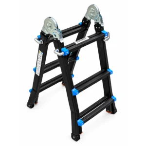 Telescopic multi-purpose ladder 4*3 Steps in steel SOLM403T